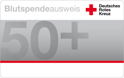 Blutspendeausweis,  50. bis 99. Spende